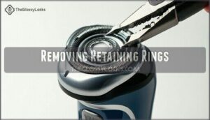 removing retaining rings