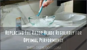 replacing the razor blade regularly for optimal performance replacing the razor blade regularly for optimal performance