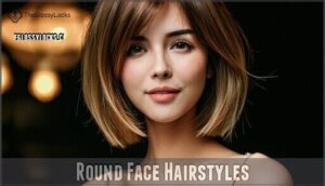 round face hairstyles