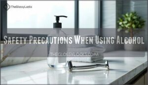 safety precautions when using alcohol