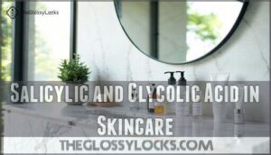 salicylic and glycolic acid in skincare