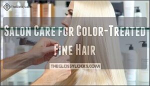 salon care for color-treated fine hair