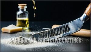 sanding and protective coatings