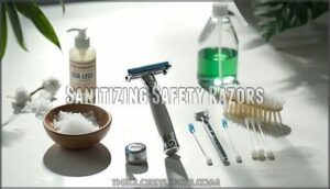 sanitizing safety razors