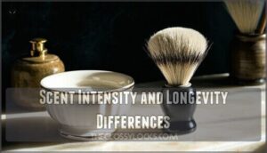 scent intensity and longevity differences
