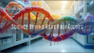 science behind rare hair colors