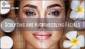 sculpting and microneedling facials