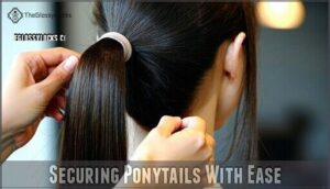 securing ponytails with ease