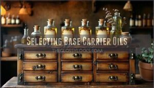 selecting base carrier oils