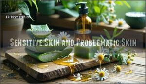 sensitive skin and problematic skin
