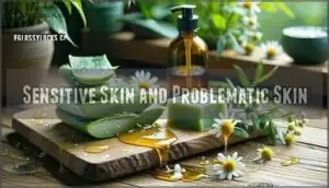 sensitive skin and problematic skin