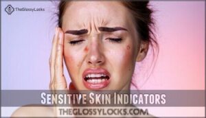 sensitive skin indicators