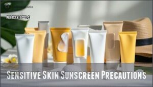 sensitive skin sunscreen precautions