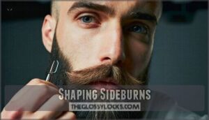 shaping sideburns