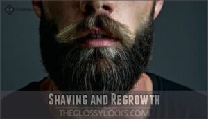 shaving and regrowth
