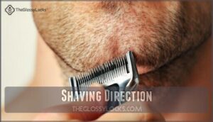 shaving direction