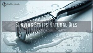 shaving strips natural oils