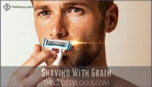 shaving with grain