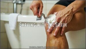shaving with the grain