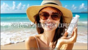 shielding against sun exposure