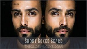 short boxed beard