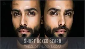 short boxed beard