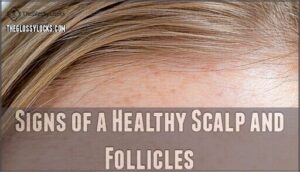 signs of a healthy scalp and follicles