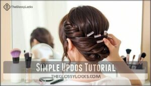 simple updos tutorial