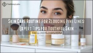 skin care routine for reducing fine lines