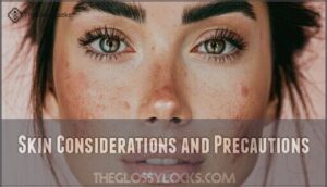 skin considerations and precautions