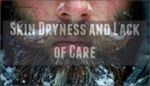skin dryness and lack of care