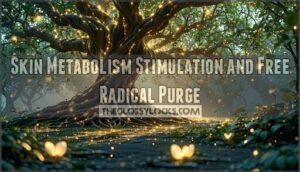 skin metabolism stimulation and free radical purge