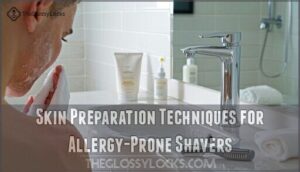 skin preparation techniques for allergy-prone shavers