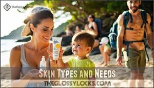 skin types and needs
