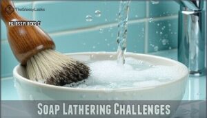 soap lathering challenges