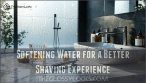 softening water for a better shaving experience