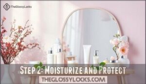 step 2: moisturize and protect
