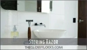 storing razor