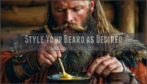 style your beard as desired