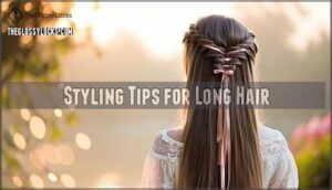 styling tips for long hair