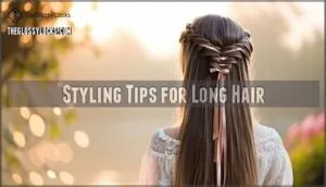 styling tips for long hair