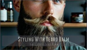 styling with beard balm
