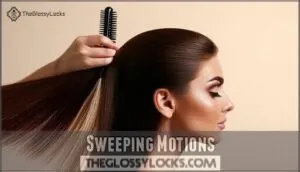 sweeping motions