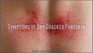 symptoms of dry cracked foreskin