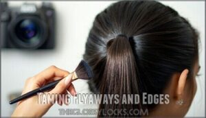 taming flyaways and edges