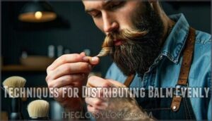 techniques for distributing balm evenly