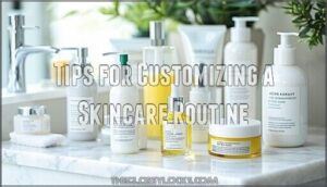 tips for customizing a skincare routine