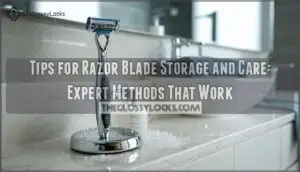 tips for razor blade storage and care