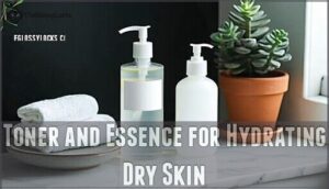 toner and essence for hydrating dry skin