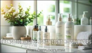 transitioning to lightweight moisturizers
